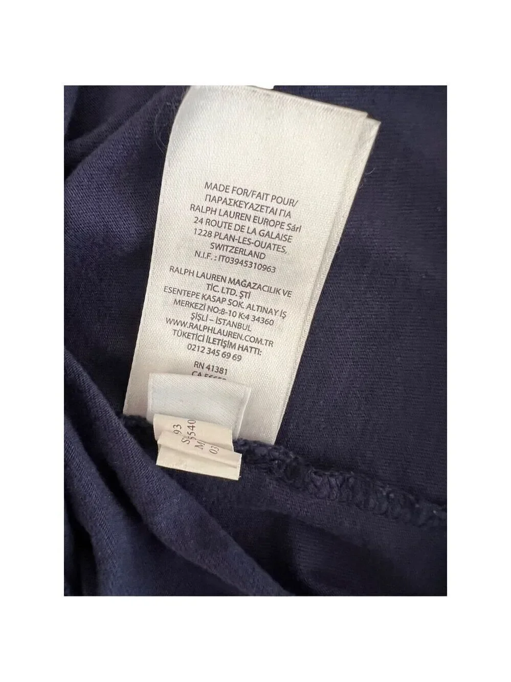 Polo Ralph Lauren tee size M